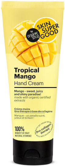 Organic Shop Skin Super Good Moisturizing Hand Cream Tropical Mango 75ml