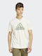 Adidas Herren T-Shirt Kurzarm beige