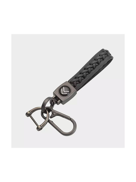 Keychain Piele Negru