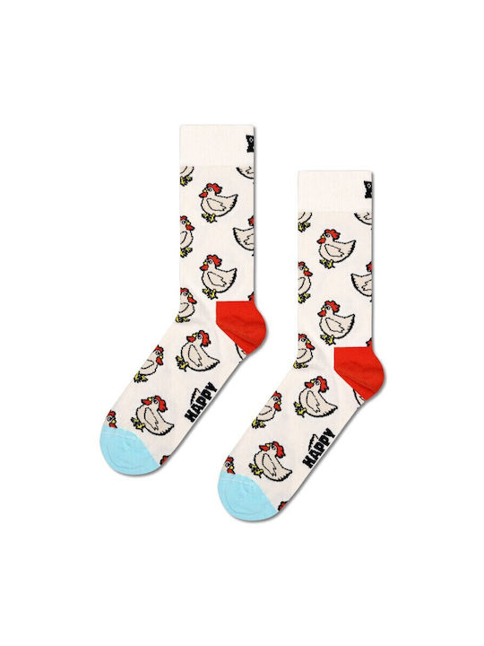 Happy Socks Rooster Socks Beige