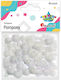 Titanum Pom Pom Handwerk Weiß Set 85Stück
