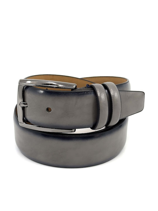 Legend Accessories Men's Belt Leather Gray