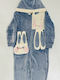 Cool Club Kids' One-piece Pajamas Winter Blue Bunny