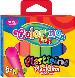 Colorino Plasticines for 3+ Years, 6pcs 842666