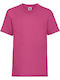 Kinderoberteile T-Shirt Fuchsie