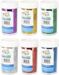 Craft with Fun Χρυσόσκονη Glitter Πολύχρωμη 8gr