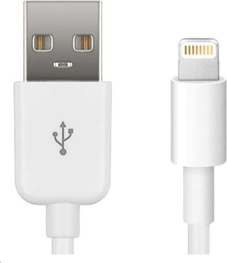 Microconnect USB-A to Lightning Cable White 0.15m