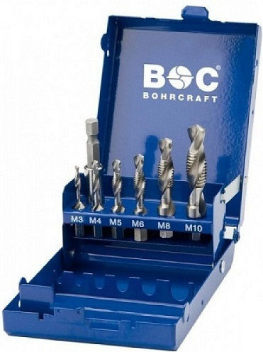 Bohrcraft 41711410007 Τρυπανοκολαούζα HSS 1/4" 7τμχ