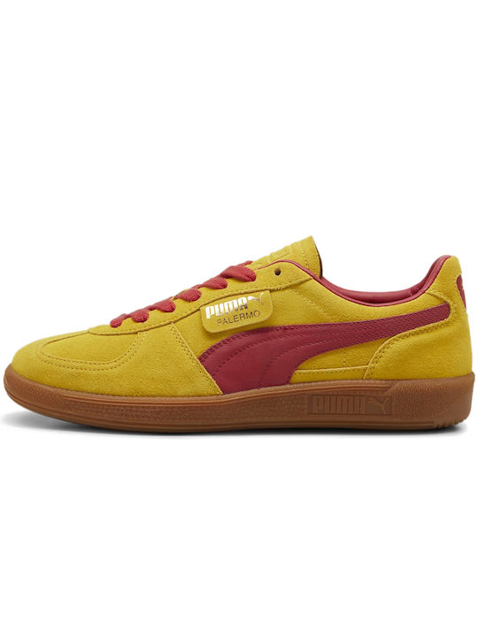 Puma Palermo Femei Sneakers Pele Yellow / Club Red