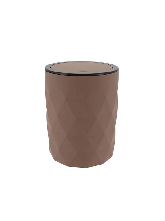 Atmosphera Coș De Gunoi Din Plastic 6lt Maro 22.5x32.5x23cm
