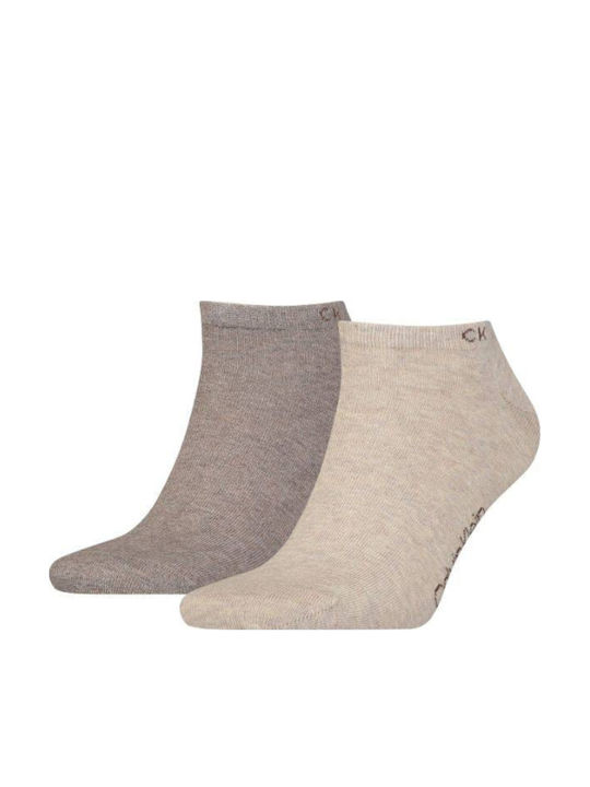 Calvin Klein Herren Socken Beige 2Pack