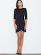 Figl Mini Dress Black