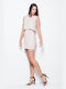 Venaton All Day Sleeveless Mini Dress Beige , Loose Fit