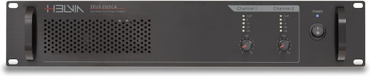 Helvia Zeus 2120CA PA Power Amplifier 2 Channels 120W/4Ω 240W/100V