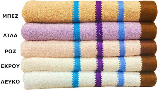 Decotelia Set 12 Hotel Bathroom Towels 140x70 cm White