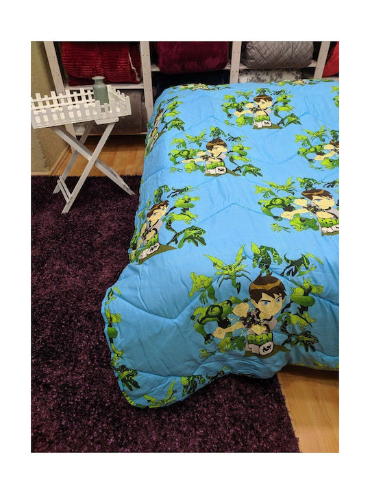 Παιδικό Πάπλωμα Μονό Γκρι 160x220εκ.