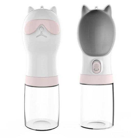 Fida Sticlă Mâncare pentru Câine & Pisică 300ml în Culoare Roz