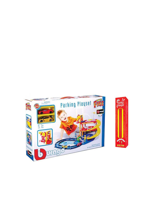 Street Fire Parking Playset Bburago
