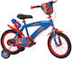 Huffy Spiderman 14" Bicicletă pentru copii Bicicletă BMX Albastru