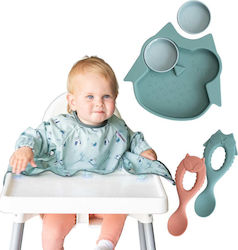 Tidy Tot Feeding Set made of Silicone with Non-Slip Base 2pcs for 30+ months