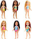 Barbie Beach Doll Chelsea Beach for 3+ years+ Years 15cm (Various Designs/Assortments of Designs) 1pc
