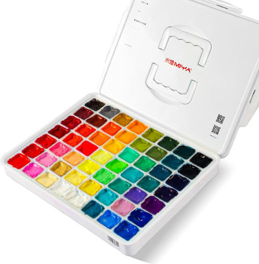 Himi Gouache Paint Set Himi 56 Watercolour Multicolour