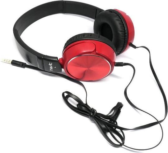 Havit Cu fir On Ear Căști Roșii