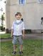 Baby Bloom Boys Linen Baptism Suit 4pcs Turquoise