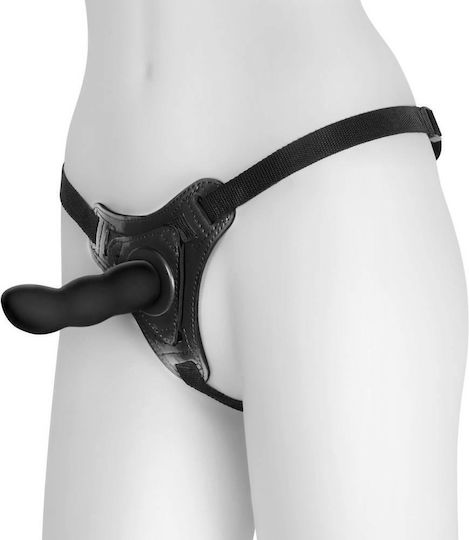 Crushious Harness με Dildo σε Μαύρο Χρώμα