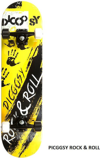 Athlopaidia Soldier Skull 8" Complete Shortboard Yellow