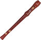 Hohner Soprano Wooden Recorder 9550 Baroque Brown