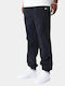 Cargo Sweatpants with Elastic Black