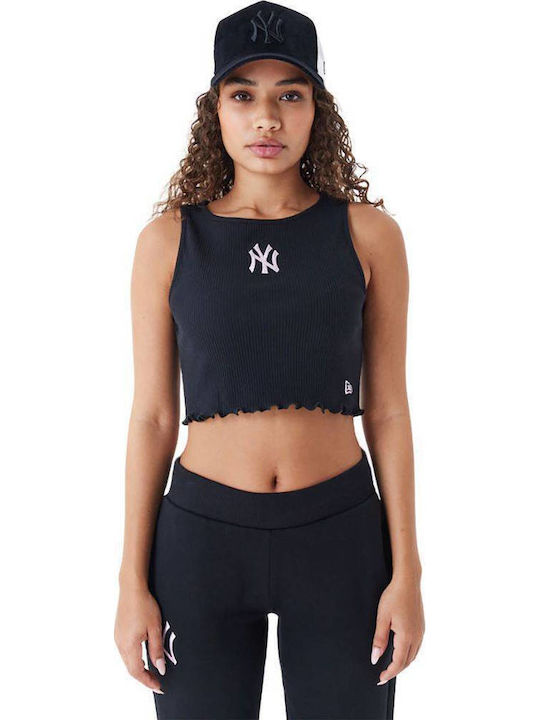 New Era Women's Summer Crop Top Sleeveless Black