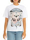 Damen T-Shirt Weiß