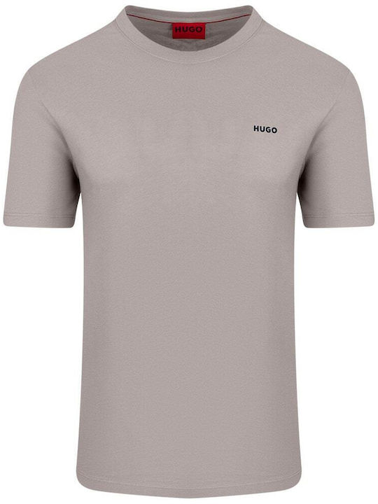 Hugo Boss Ανδρικό T-shirt Κοντομάνικο Μπεζ