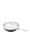 Horwood Wok Din Aluminiu Hard Anodizat Cu Capac Cu Acoperire Antiaderentă