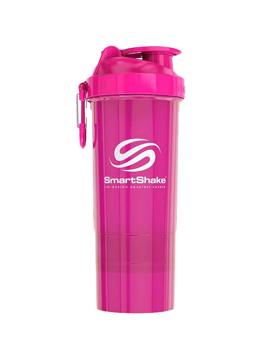 SmartShake Original2go Shaker Πρωτεΐνης 800ml Πλαστικό Ροζ