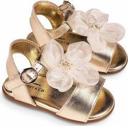 Babywalker Pantofi de botez din piele culoare a...