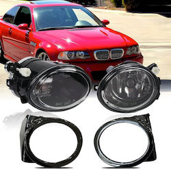 Carro Waterproof Headlights for BMW E46 / E39 / M3 with Silver Lighting 2pcs