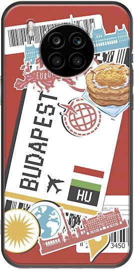 Ticket To Budapest Back Cover Silicon Multicolor (Honor 50 Lite)