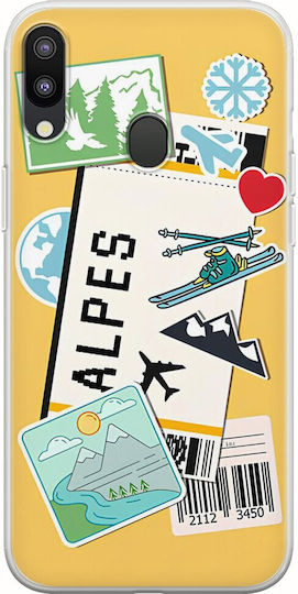 Ticket To Alpes Задна корица Силикон Многоцветен (Galaxy M20)