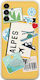Ticket To Alpes Umschlag Rückseite Silikon Mehrfarbig (Galaxy A04s)