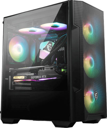 Vengeance Arkham-V7 MSI Edition Gaming Desktop PC (Ryzen 5-4500/16GB DDR4/512GB SSD/Radeon RX 6600/No OS)