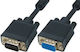 Кабел VGA мъжки - VGA женски Черен 10м (10901-1)