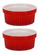 Excellent Houseware Glass Bakeware Tins and Trays 11x5cm 2 Pieces