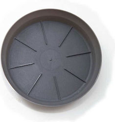 11027103 Round Plate Pot Charcoal