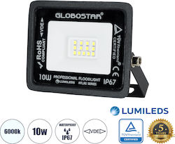 GloboStar Atlas Wasserdicht LED Flutlicht 10W Kaltweiß 6000K IP67