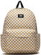 Vans Old Skool Check School Bag Backpack Junior High-High School in Brown color 22lt