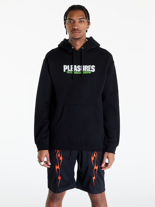 Pleasures Black with Hood