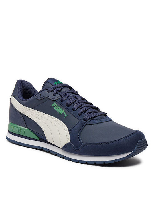 Puma St Runner V3 Bărbați Sneakers Puma Navy / Vapor Gray / Archive Green / Puma White